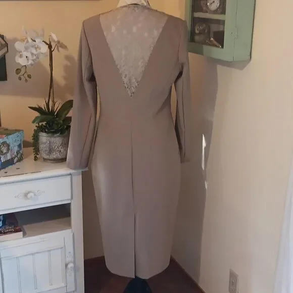 NWT Anna Verdi Dress With Lace Back